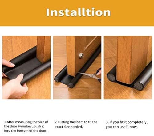 Raxon Innovation (39 Inches, Pack of 5) PVC Door Guard Gap Filler for Door Bottom Seal Strip - Sound-Proof, Reduce Noise, Energy Saving Door Stopper for Reduce Door Dust, Door Guard for Home